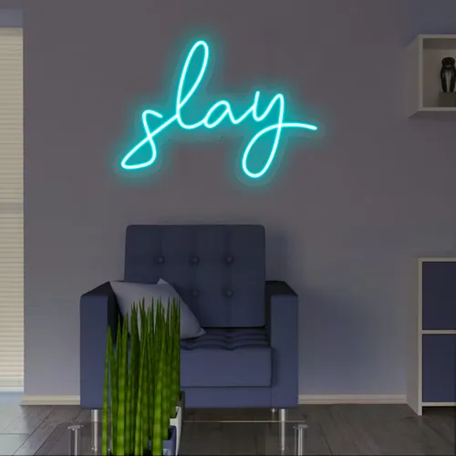 Slay Neon Sign - Custom Patch