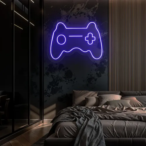 Game Controller Neon Sign - Custom Patch