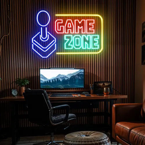 Game Zone Neon Sign - Custom Patch