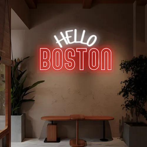Neon Signs Boston - Custom Patch