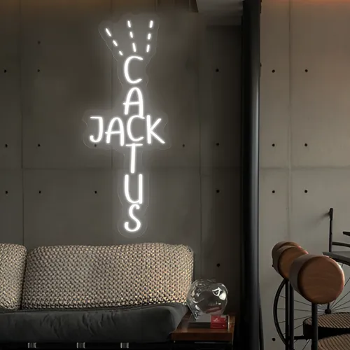 Cactus Jack Neon Signs - Custom Patch
