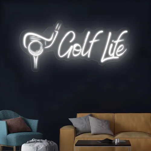 Golf Life Neon Sign - Custom Patch