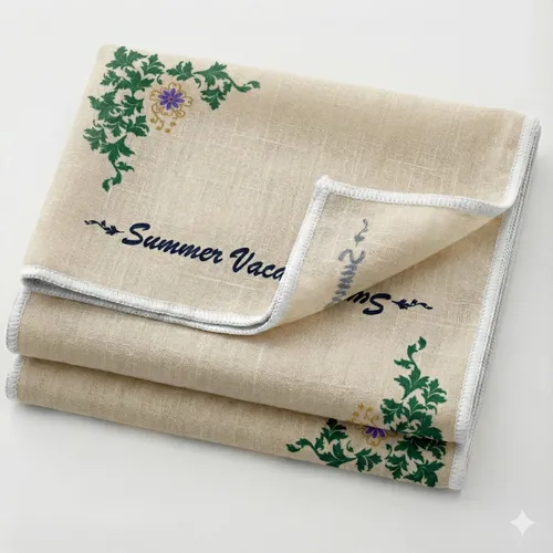 Linen Towels - Custom Patch
