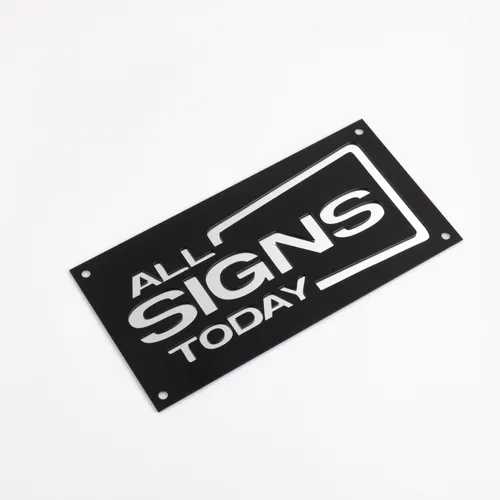 Engaraved Acrylic Sign - Custom Patch