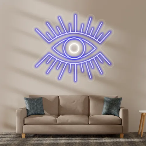 Custom Eye Neon Sign - Custom Patch