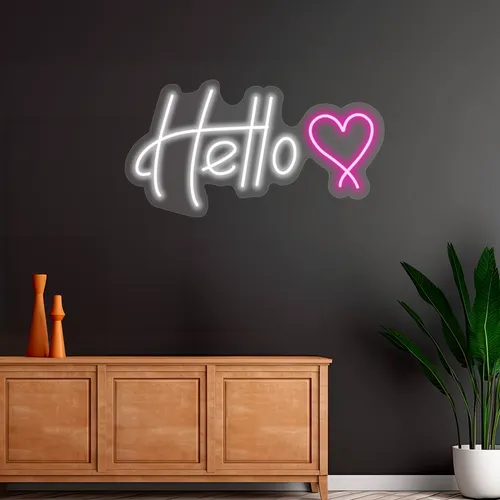 Custom Hello Neon Signs - Custom Patch