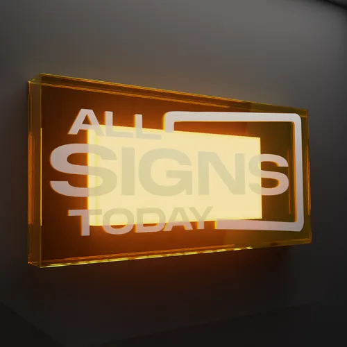 Full Lit Acrylic Box - Custom Patch