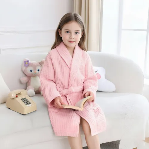 Custom Kids Waffle Robes - Custom Patch