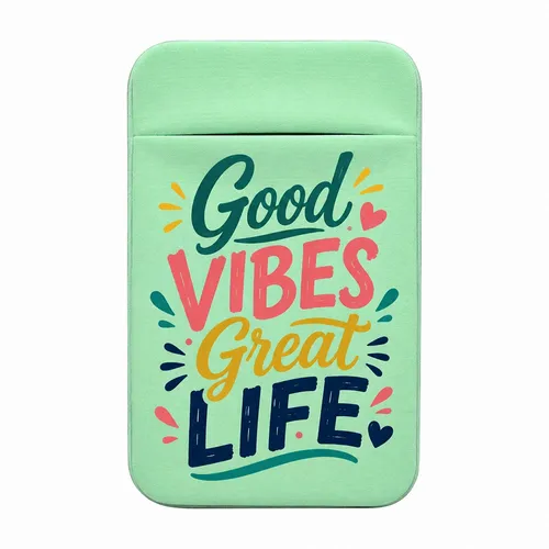 Lycra Phone Card Wallet - Custom Patch