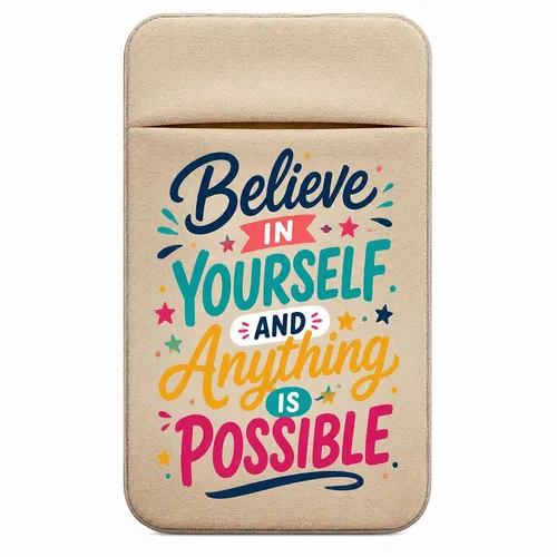 Lycra Phone Card Wallet - Custom Patch