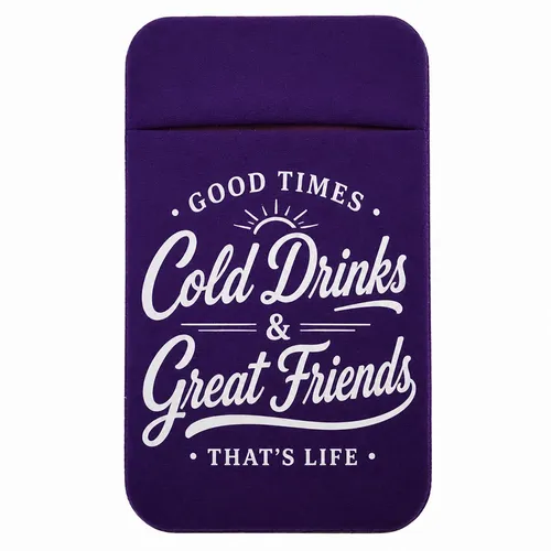Lycra Phone Card Wallet - Custom Patch