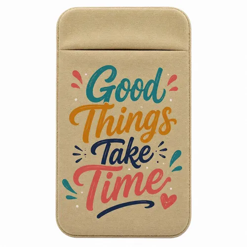 Lycra Phone Card Wallet - Custom Patch