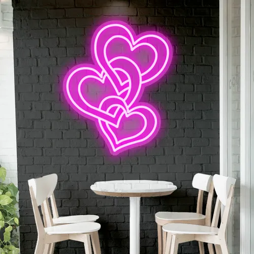 Custom Pink Neon Signs - Custom Patch