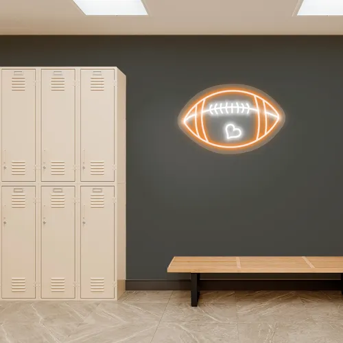 Custom Football Neon Signs - Custom Patch