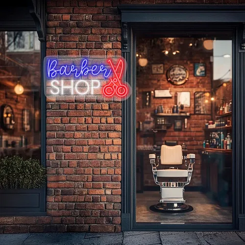 Custom Barber Shop Neon Signs - Custom Patch