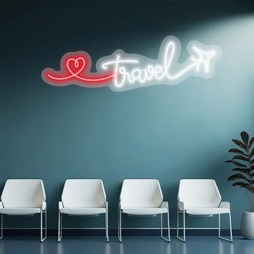 Custom Airplane Neon Signs - Custom Patch