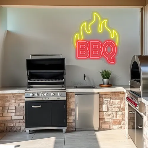 Custom Neon Barbecue Signs - Custom Patch