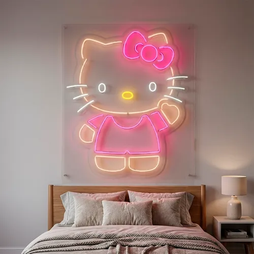 Custom Hello Kitty Neon Signs - Custom Patch