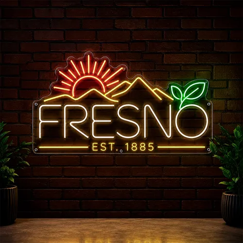 Custom Commercial Neon Signs Fresno - Custom Patch