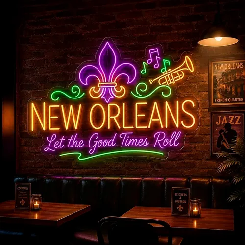 Custom Neon Signs New Orleans - Custom Patch