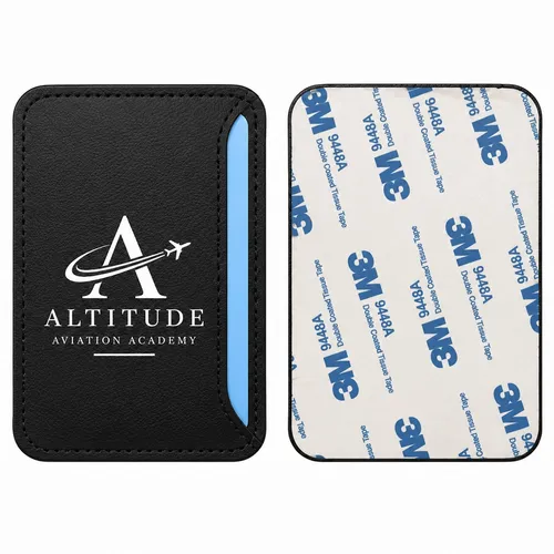 Leather Phone Wallet with Side Slit - Custom Patch