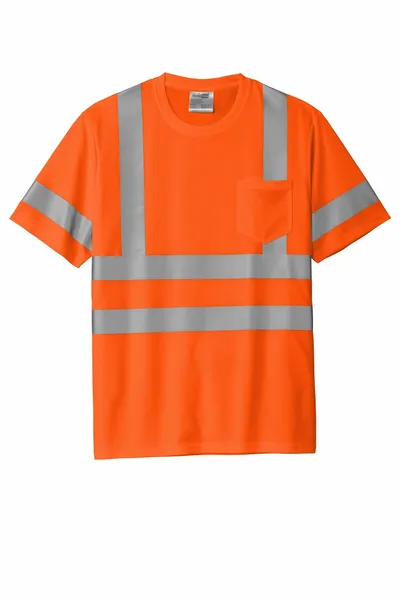 CornerStone ANSI 107 Class 3 Mesh Tee. CS202 - Custom Patch