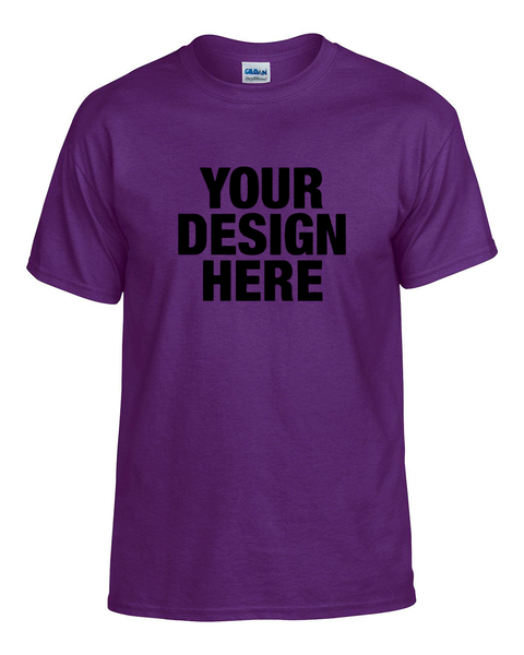 Gildan Adult 50/50 T-Shirt - Custom Patch