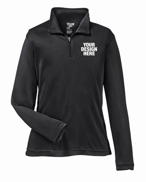 Team 365 Youth Zone Performance Quarter-Zip - Custom Patch