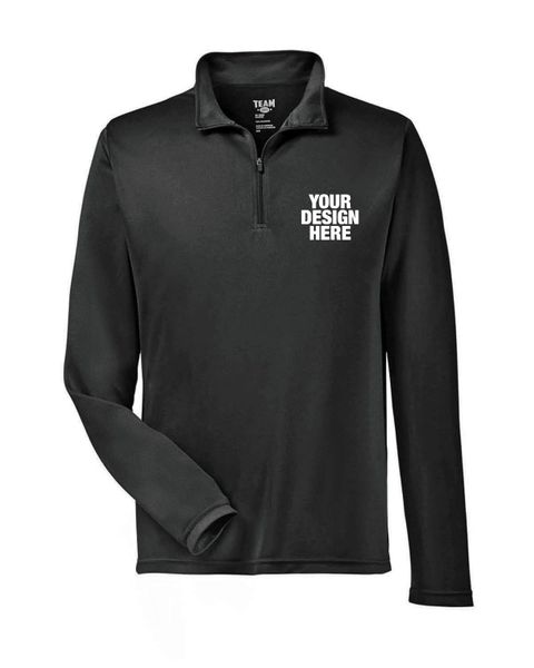 Team 365 Men's Zone Performance Quarter-Zip - Custom Patch