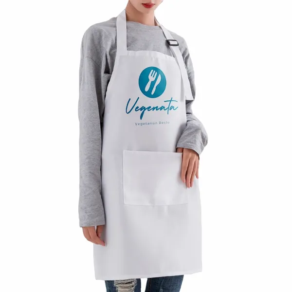 Solid Color Printable Apron - Custom Patch