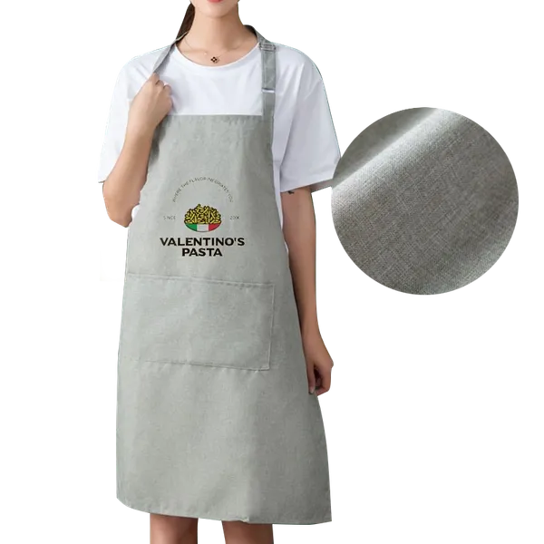 Cationic Solid Color Apron - Custom Patch