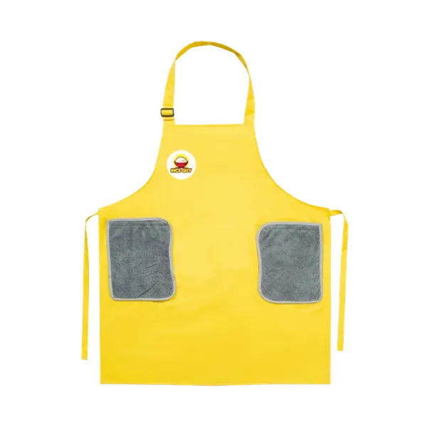 Removable Hand Wiping Apron - Custom Patch