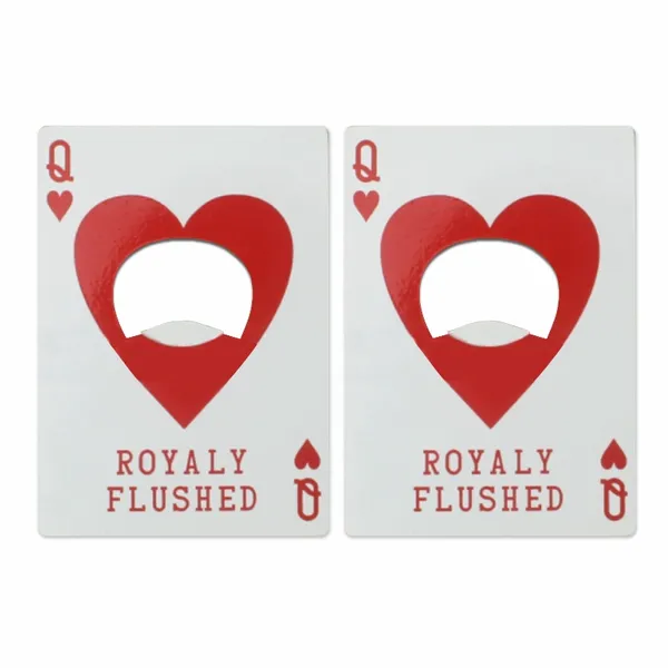 Queen of Hearts Bottle Opener - Custom Patch