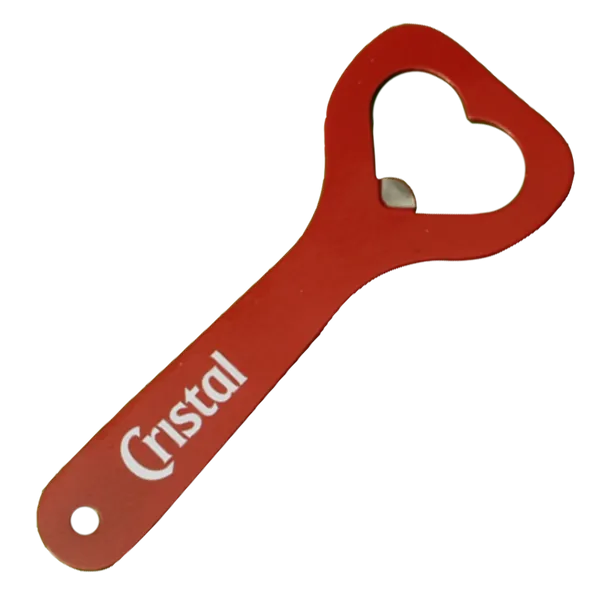 Heart-Shaped Bottle Opener - Custom Patch