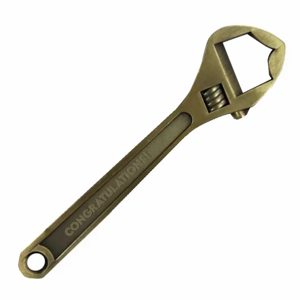 Monkey Wrench Bottle Opener - Custom Patch