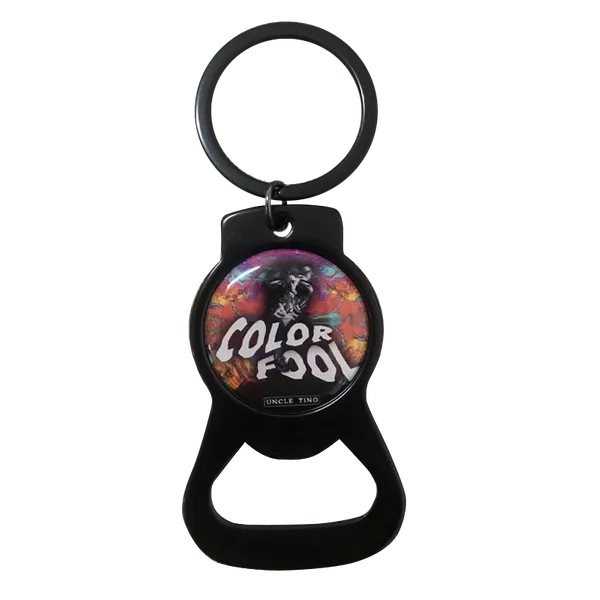 Black Alloy Bottle Opener - Custom Patch