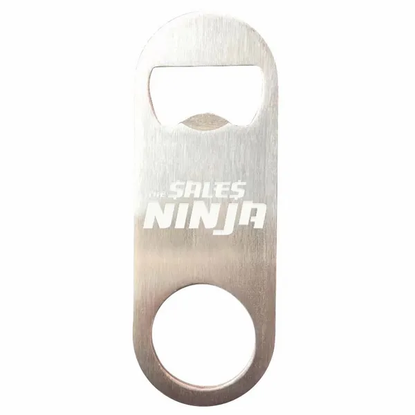 Portable Flat Bottle Opener - Custom Patch