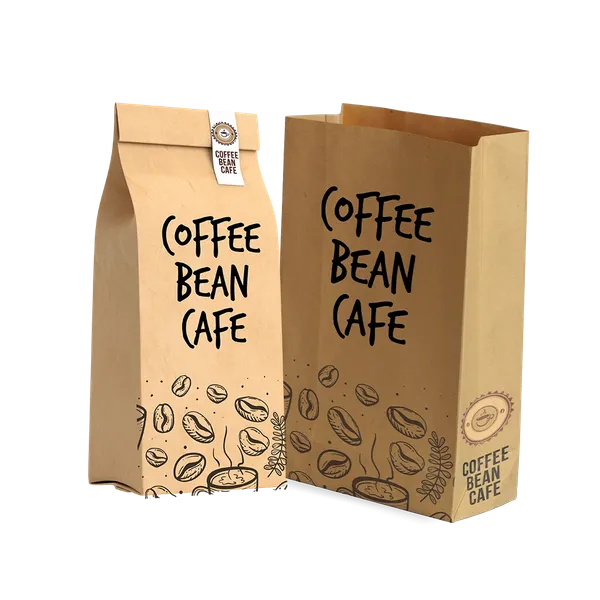 Kraft Paper Food Bag - Custom Patch