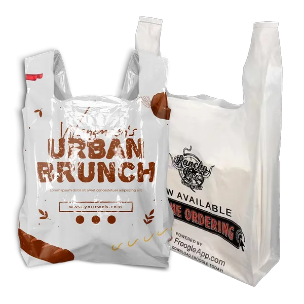 Eco-friendly Plastic To Go Bag - Custom Patch