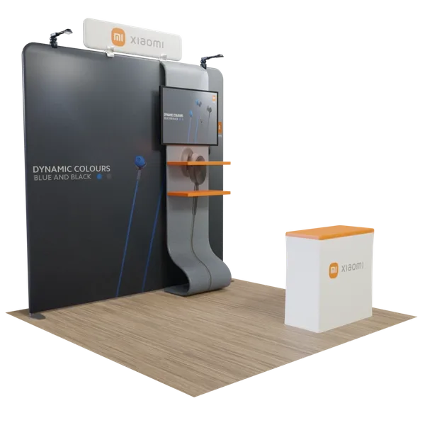 10' x 10' Straight  Media Display - Custom Patch