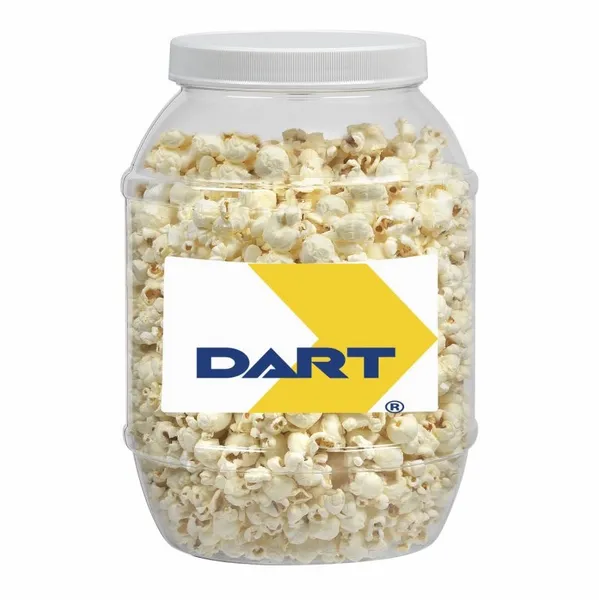 Large Plastic Jar - Butter Popcorn - Custom Patch