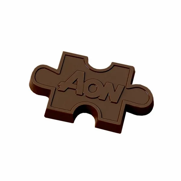 Wrapped Chocolate Shapes (3/4oz.) - Custom Patch
