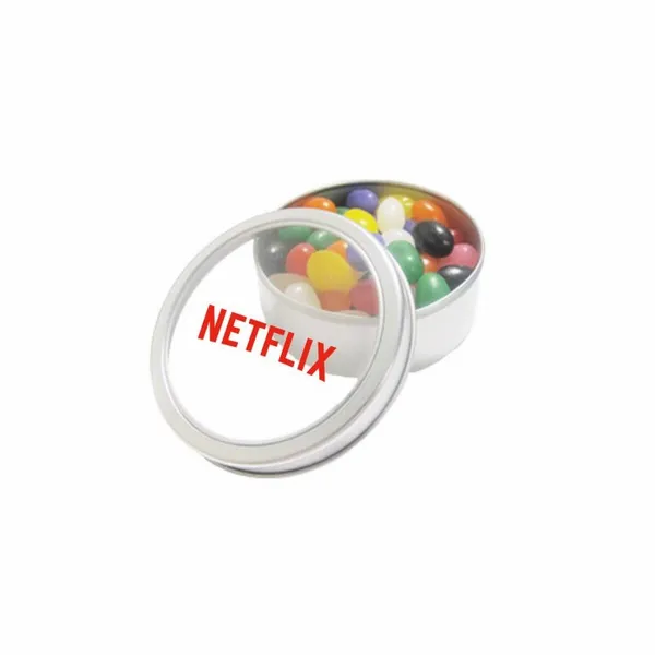 Large Top View Tin-Jelly Beans - Custom Patch