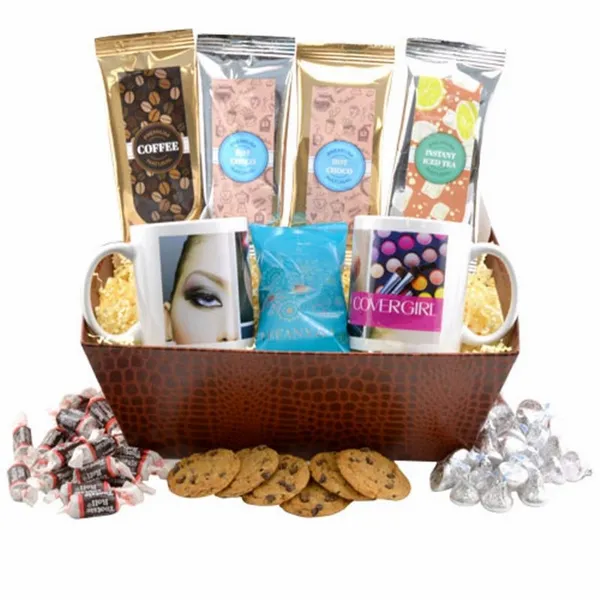 Tray w/Mugs and Hershey Kisses - Custom Patch