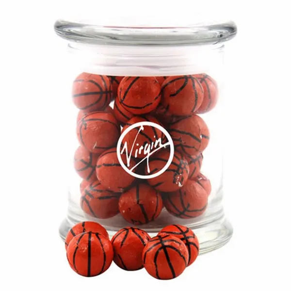 Jar with Chocolate Basketballs - SG700 - Custom Patch