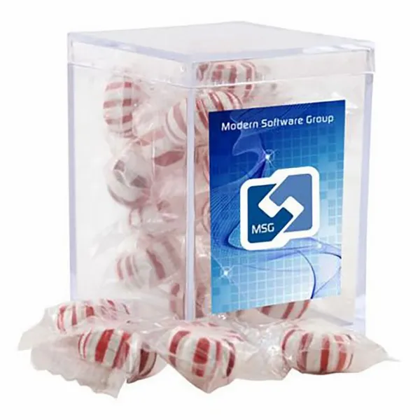 Small Acrylic Candy Box with Starlight Mints - Custom Patch