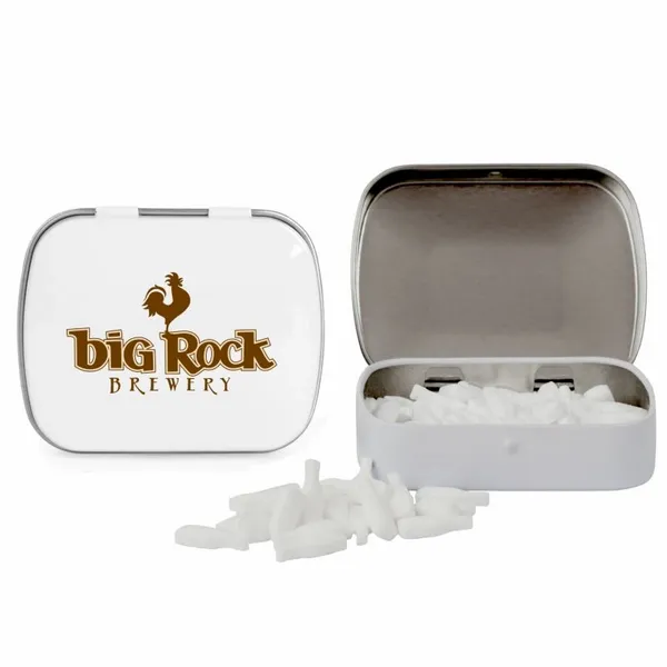 Domed Tin with Bottle Shaped Mints - Custom Patch