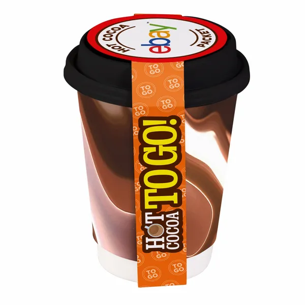 To-Go 12 oz. Cup with Hot Cocoa Packet - Custom Patch