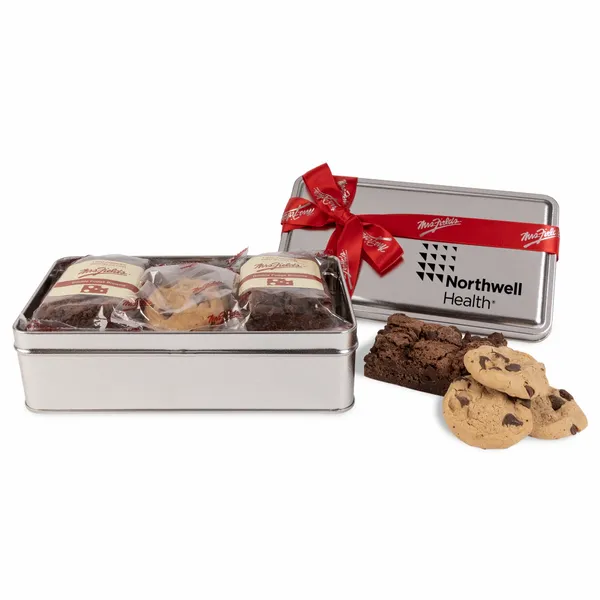 Mrs. Fields® Double Fudge Brownie and Cookie Tin - Custom Patch