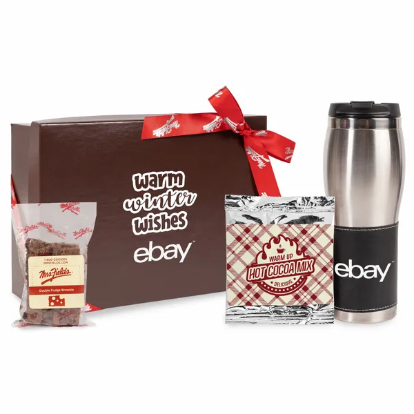 Mrs. Fields Drinkware Set with Brownie - Custom Patch